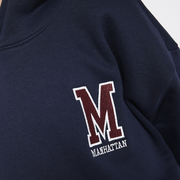 Printed hoodie "Jordon" Navy 4